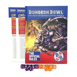 (BJ31) Dungeon Bowl Hardback Rulebook & Dice Blood Bowl Warhammer