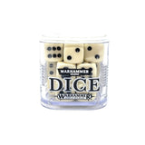(4061) White D6 Dice Cube Set Age Of Sigmar Warhammer 40k