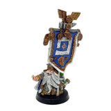 (3521) Dwarf Thane Standard Bearer Metal Dwarfs Cities Of Sigmar Warhammer