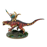 (CK24) Saurus Scar-Veteran On Carnosaur Seraphon Age Of Sigmar Warhammer